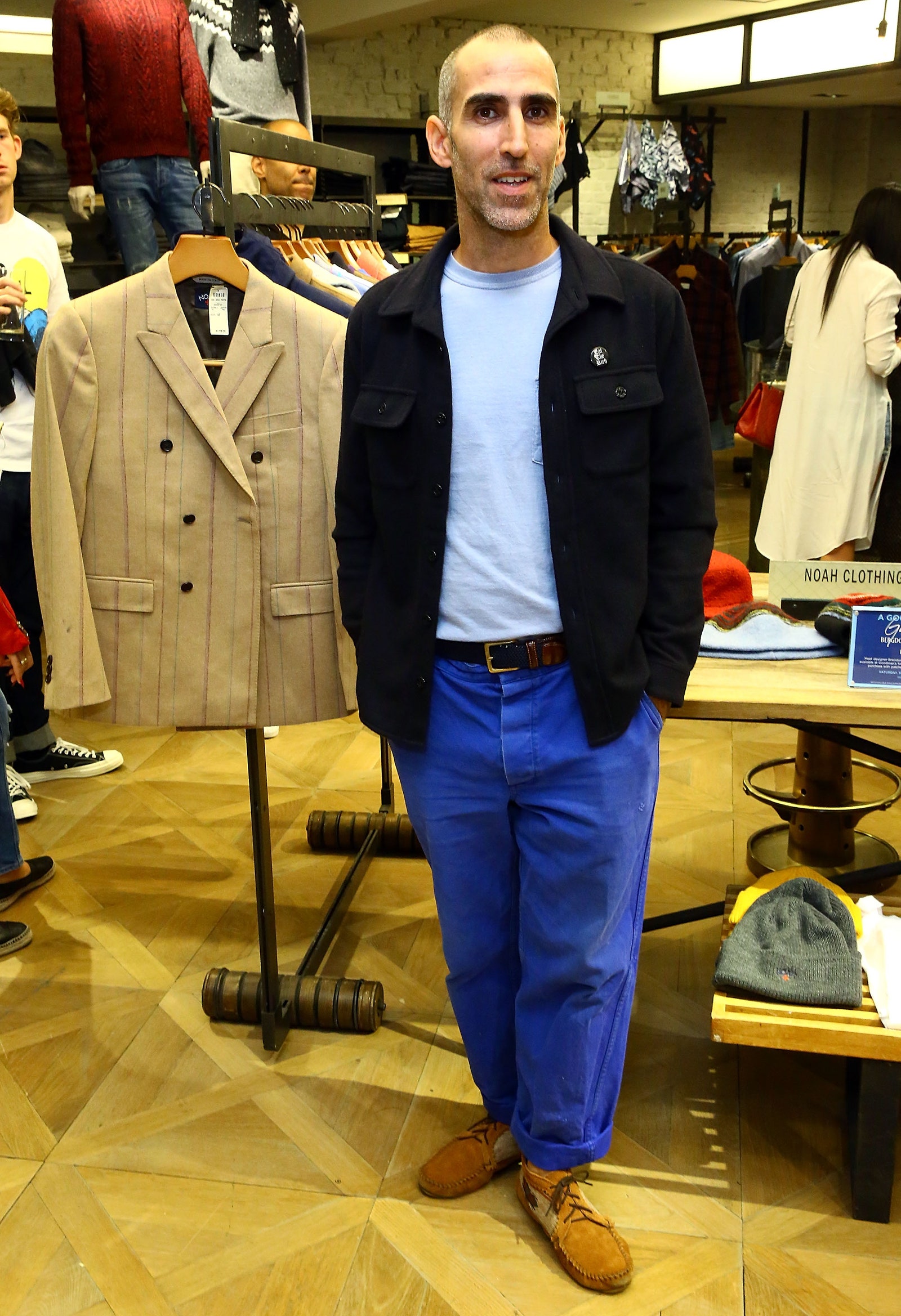 NEW YORK NY SEPTEMBER 19 Noah clothing fashion designer Brendon Babenzien attends 'A Good Time At Goodman's' held at...