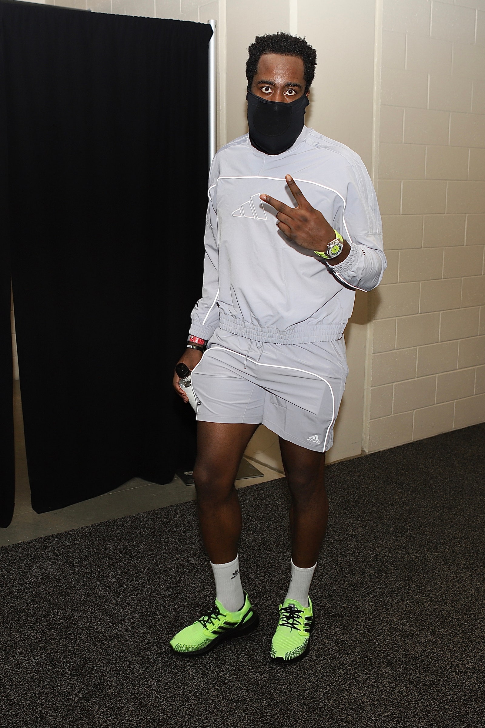 James Harden 13 of the Houston Rockets post game against the Dallas Mavericks