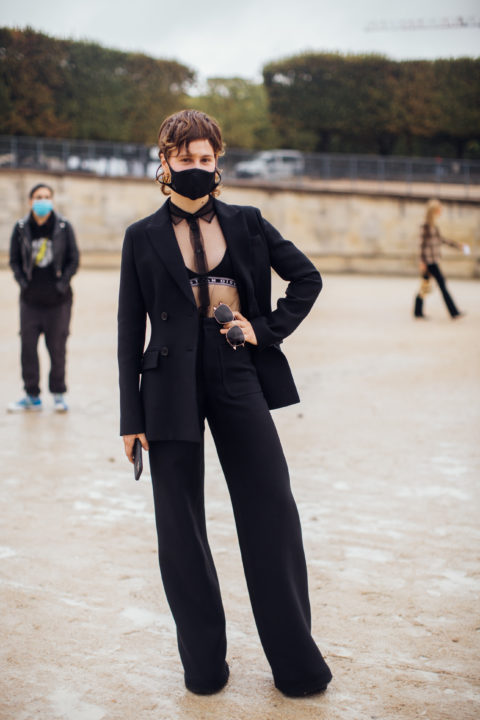 paris fashion week street style spring 2021