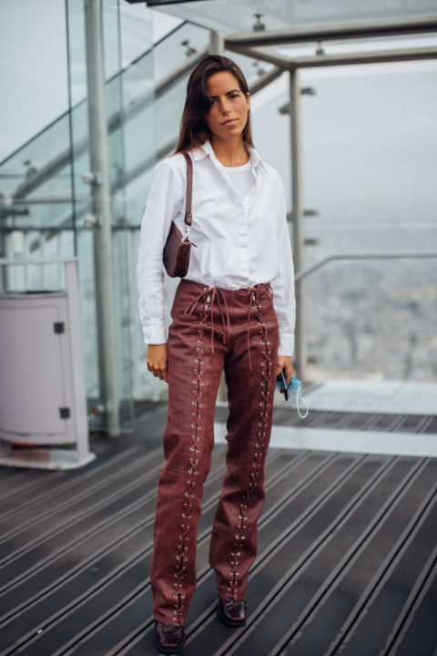 paris fashion week street style spring 2021