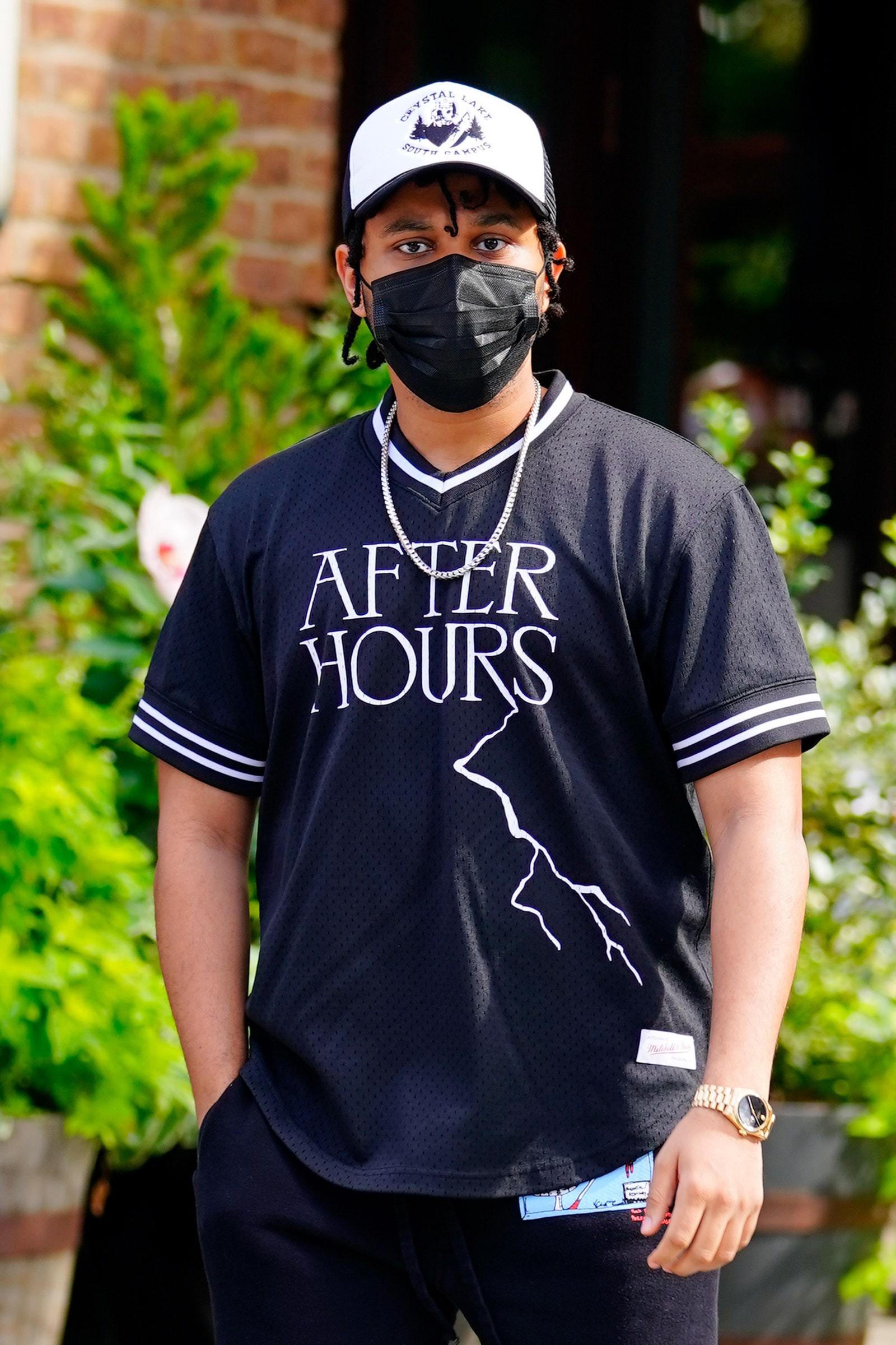 The Weeknd wears an 'After Hours' shirt when out and about