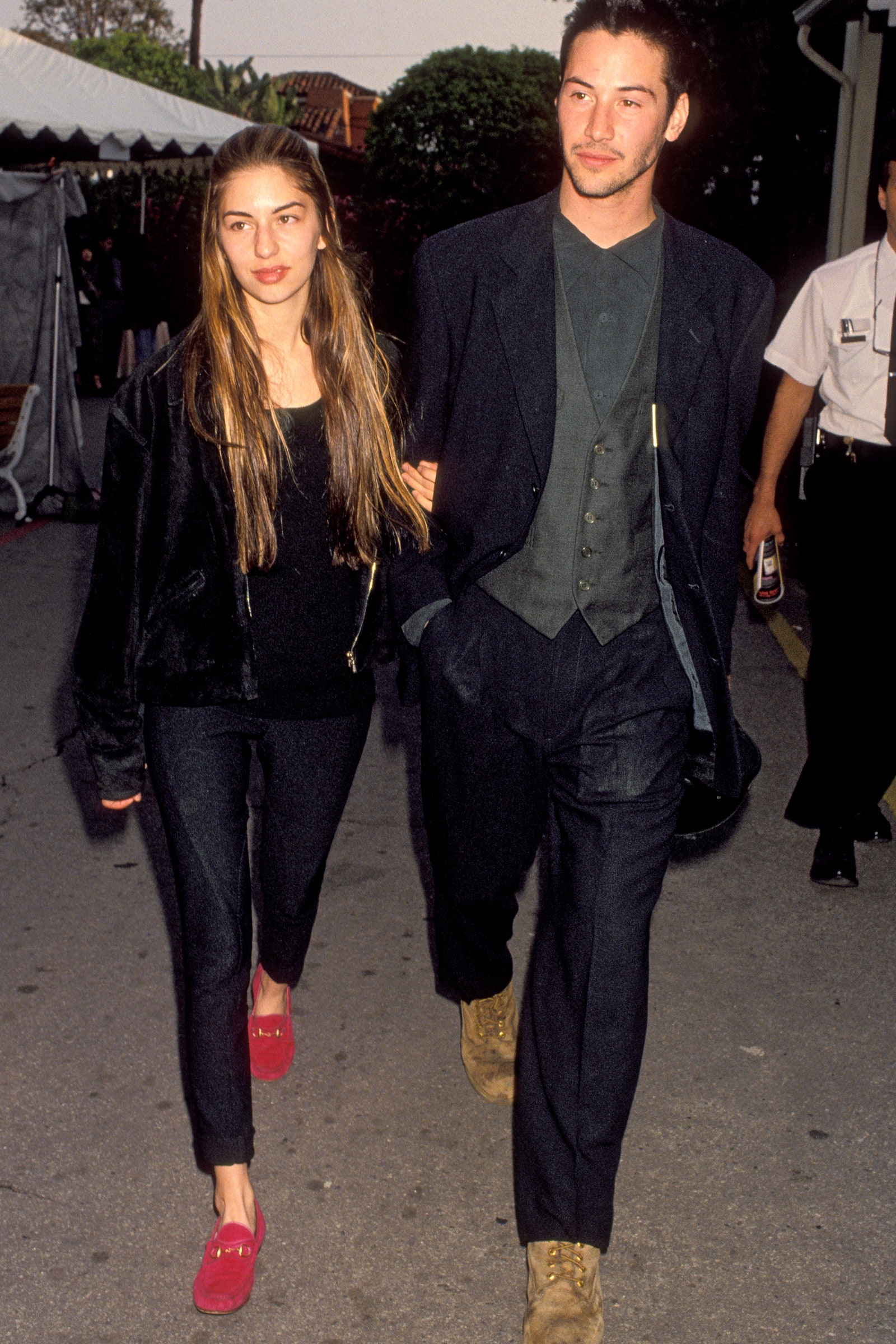 pstrongLos Angelesstrong emstrong1992strongembr With friend Keanu Reeves at the Independent Spirit Awards.p 