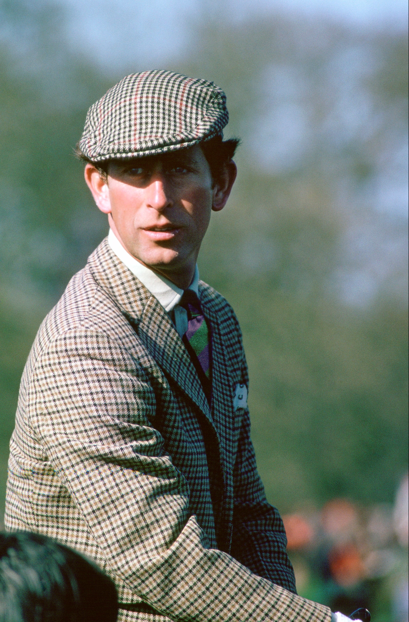 pPrince Charles at badminton horse trials April 19 1980.p 