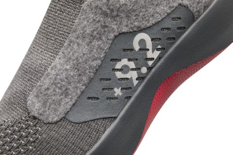 Closeup of Allbirds shoe