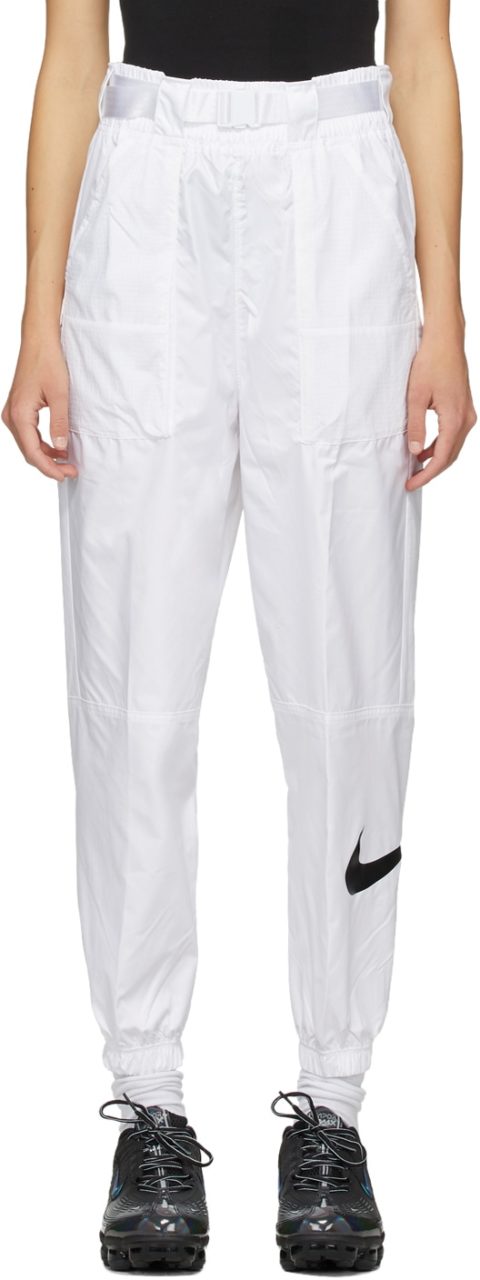 white track pants