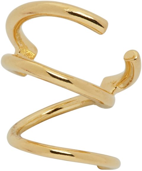 Gold cuff earring