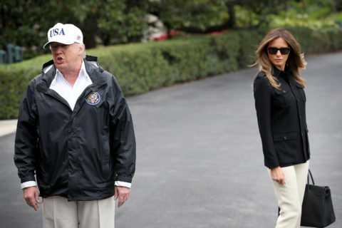 Trump and Melania white house to florida