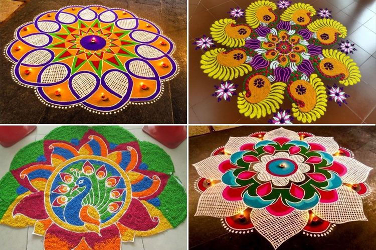Sankranthi With Kolam Designs