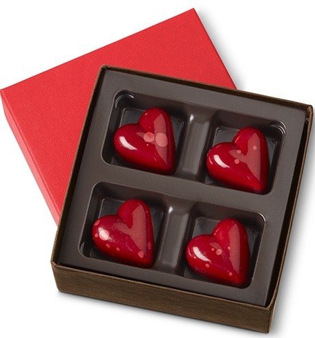 Valentine Day Chocolate Hearts