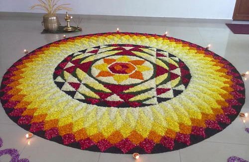 pookalam designs with dots