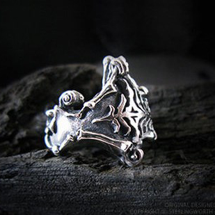 Sterlingworth - Engraved Gothic Sterling Silver Rings