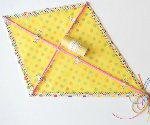 Kite Crafts With Drinking Straws
