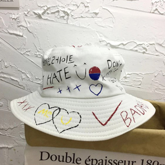 Raconteur - Graffiti Print Bucket Hat