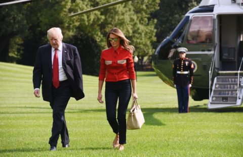 Trumpsand Melania Camp David