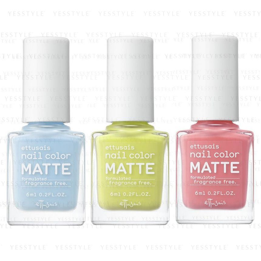 4 ettusais - Nail Color Matte - 6 Types