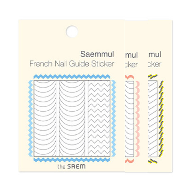 12 The Saem - Saemmul Frenchnail Guide Sticker