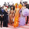 Kris Jenner, Kim Kardashian, Kendall Jenner, Kylie Jenner Met gala 2019