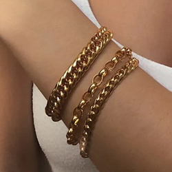 Seirios - Set of 3 Chain Bracelets