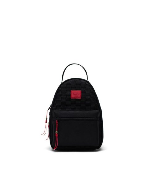 Herschel black and red bakpack