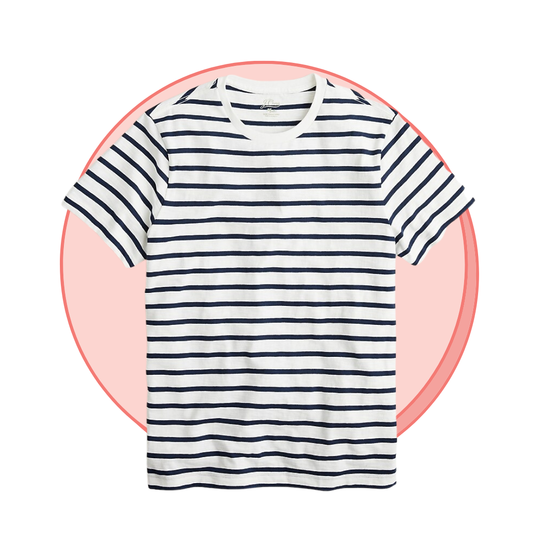 j.crew factory striped tee