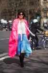 outfit primavera 2021 trench rosa