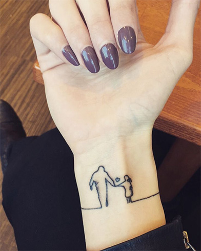 Father-Daughter Tattoos for Girls