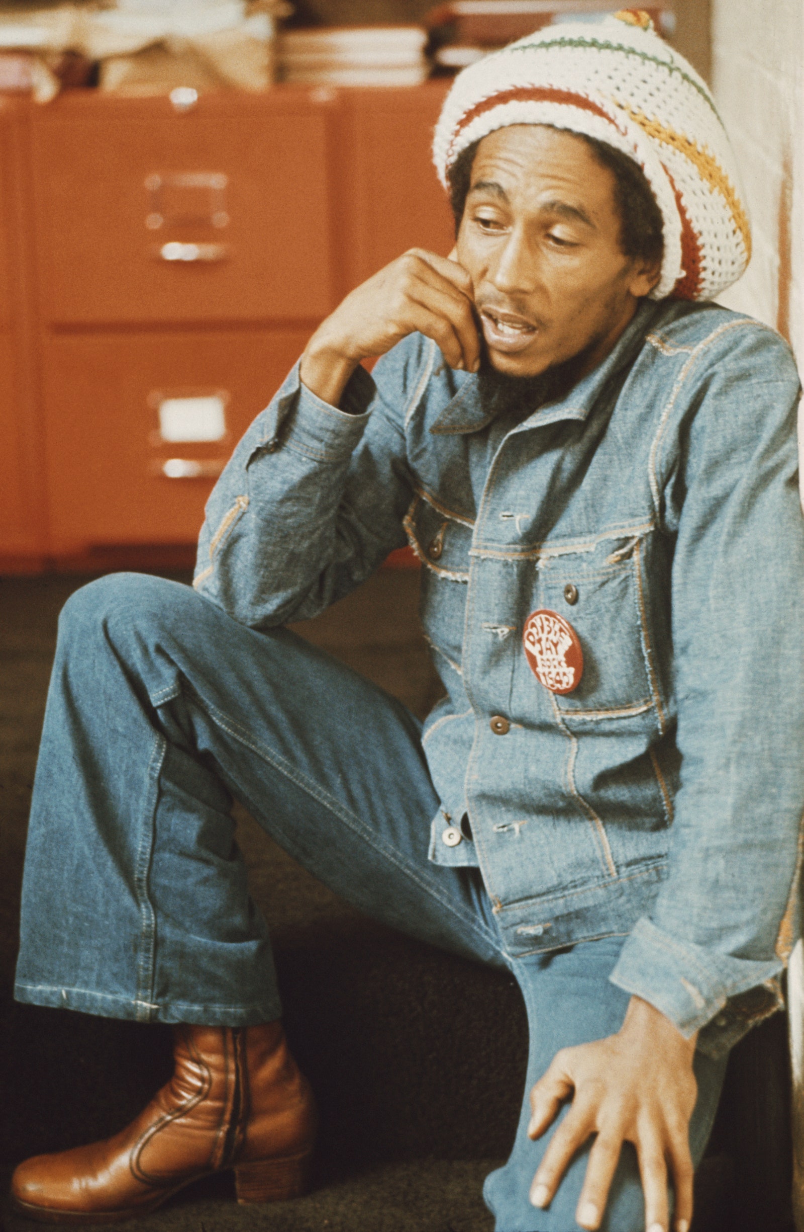 pBob Marley in London July  24 1975. p 