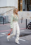 jeans bianchi outfit moda primavera estate 2021