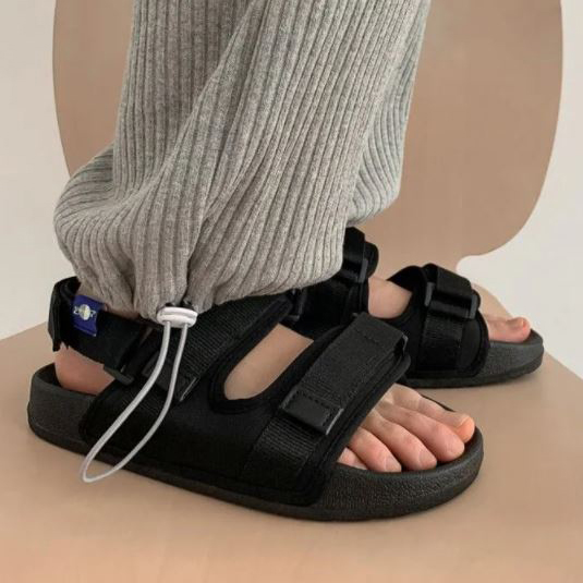 YERGO - Fabric Platform Sandals