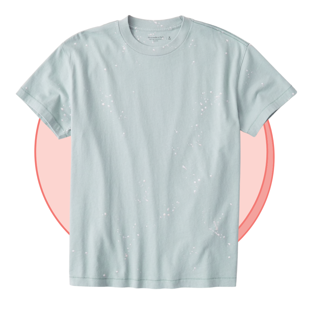 abercrombie light turquoise essential tee