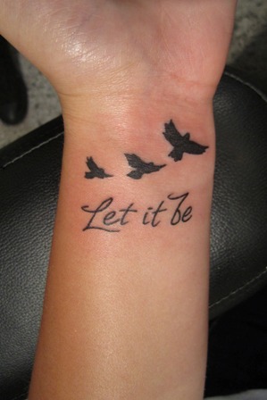 Bird Wrist Tattoos for Girls