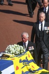 Carlo, Andrea e William al funerale di Filippo