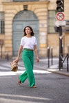 outfit street style 2021 t-shirt bianca