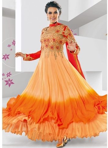 Begum style anarakli dress