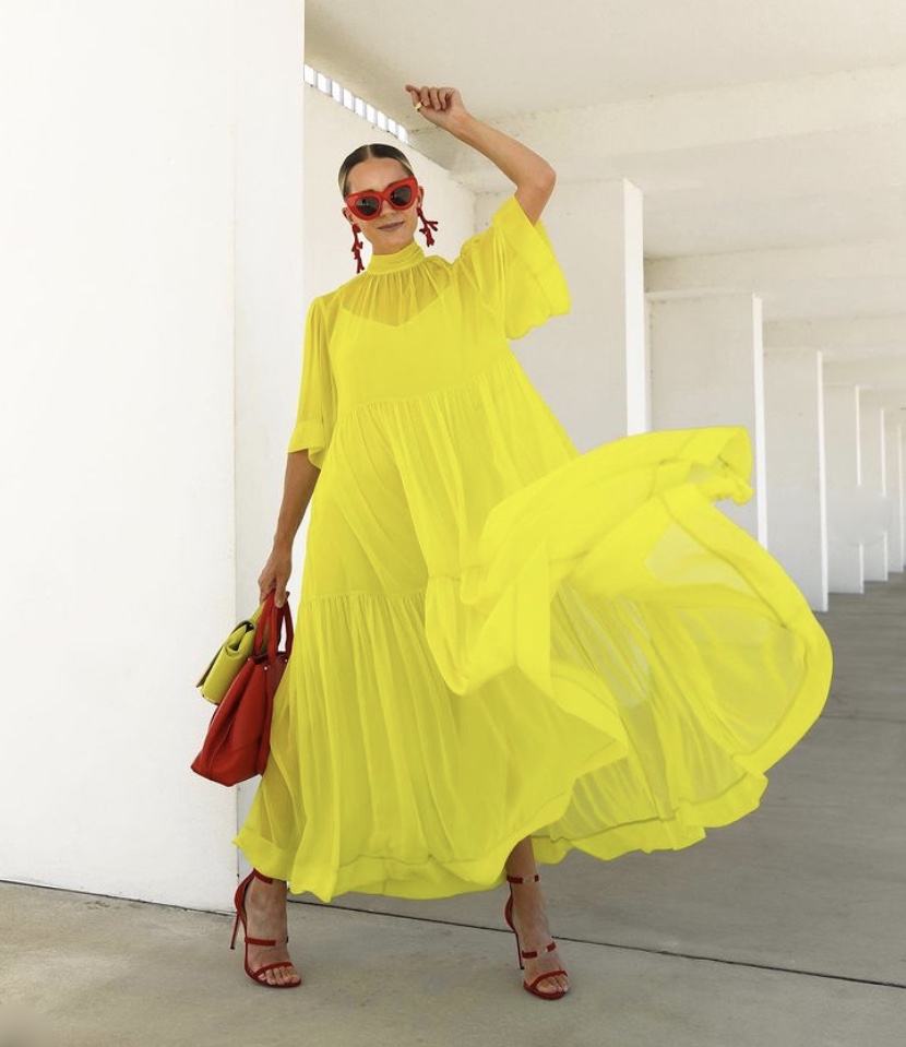 yellow maxi dress stylerave