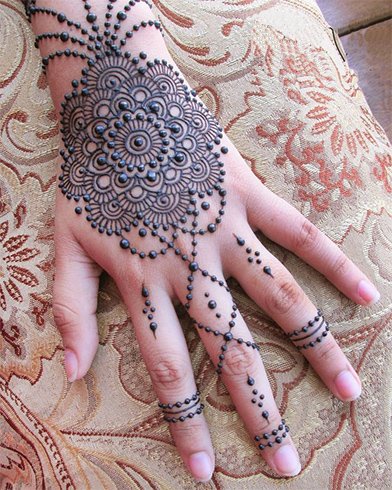 Dots and Chains Mehndi