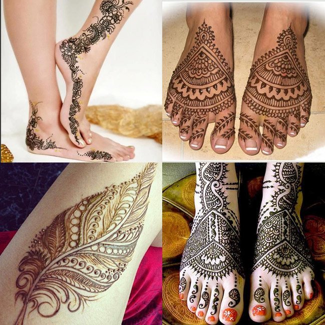 Mehndi Designs For the Feet Eid