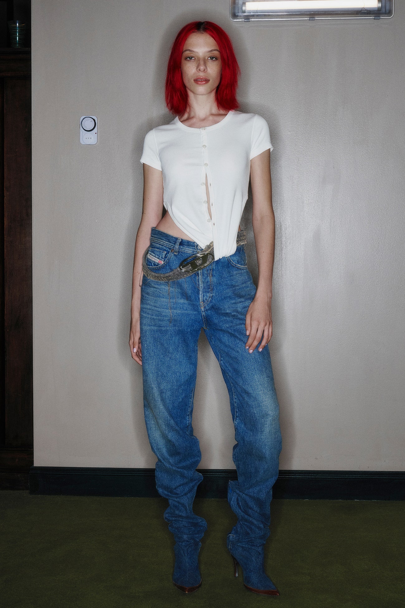 A denim cliche done Glenn Martensstyle.