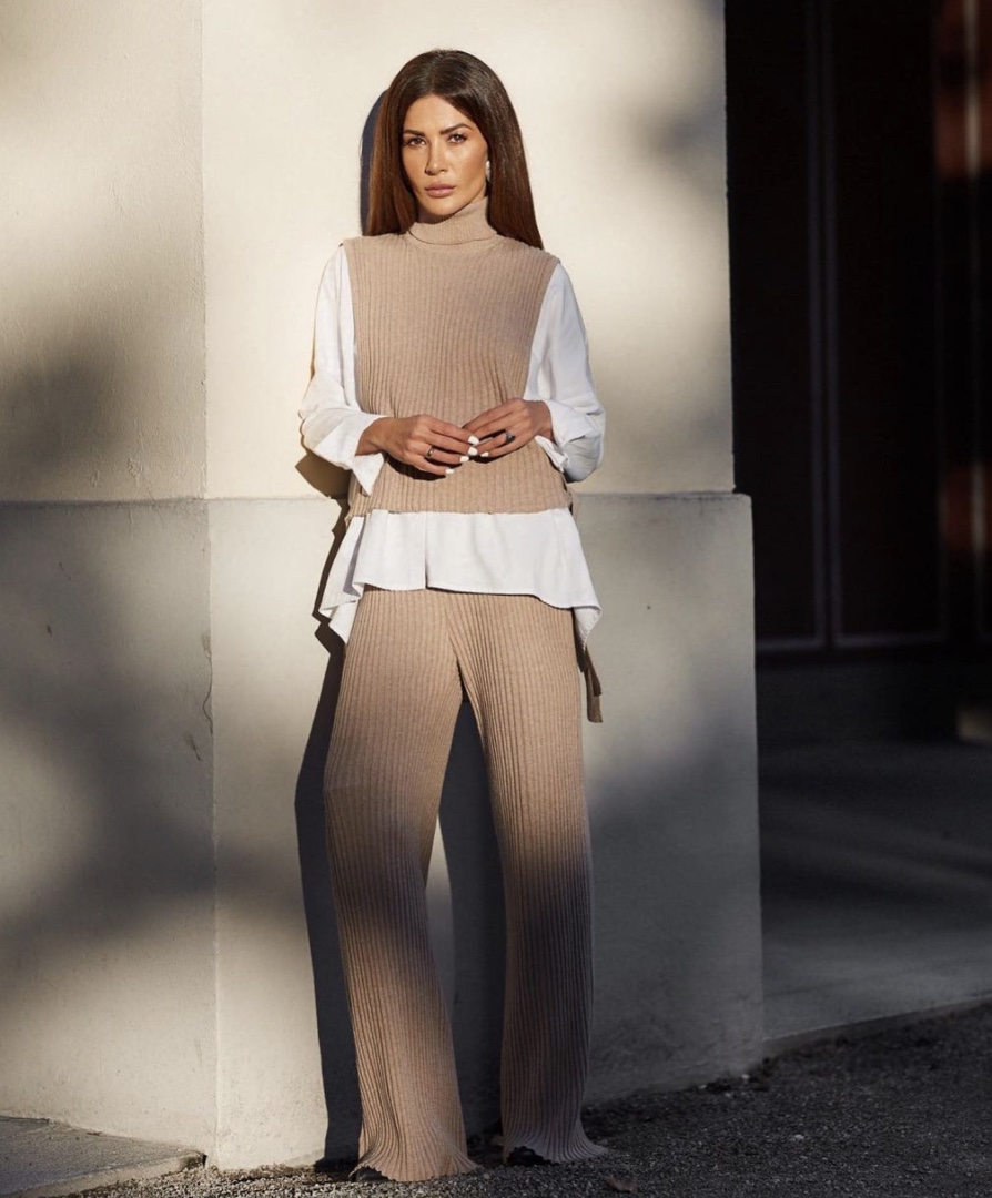 knit wide leg pants knitwear stylerave 