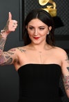 Image may contain: Skin, Human, Person, Tattoo, Julia Michaels, Arm, and Finger