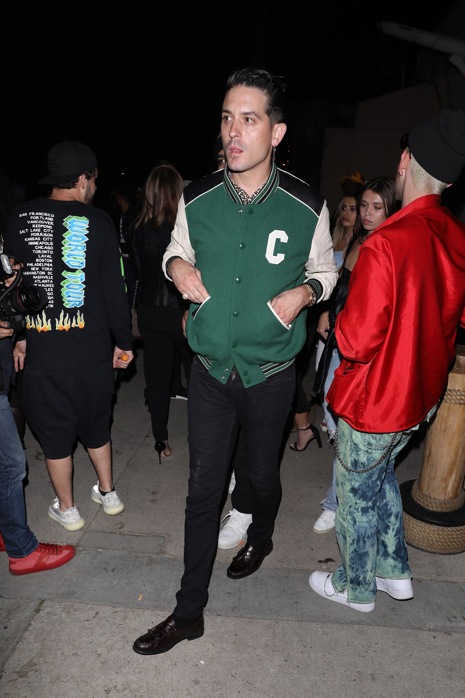 Image may contain Footwear Clothing Shoe Apparel Human Person Pants and GEazy