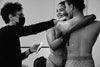Amina Muaddi Wolford Backstage