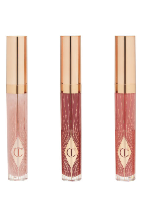 Charlotte Tilbury Full Size Collagen Lip Bath Lip Gloss with Pillow Talk Set