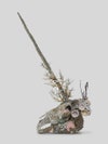 Skull of a Unicorn”, 2010, bronze and citrine. Edition of 3 with 2 artist’s proofs. Private Collection.