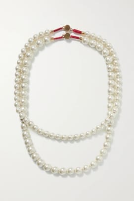 roxanne assoulin pearl necklace