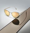 Silhouette Eyewear Sun Lite Glossy Gold Mirror