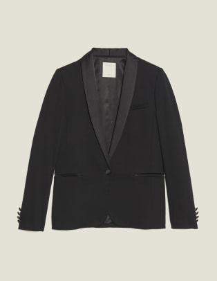 sandro tuxedo jacket