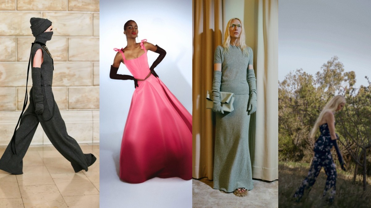 From L to R: Marc Jacobs, Prabal Gurung, Altuzarra, Brock Collection, all Fall 2021.