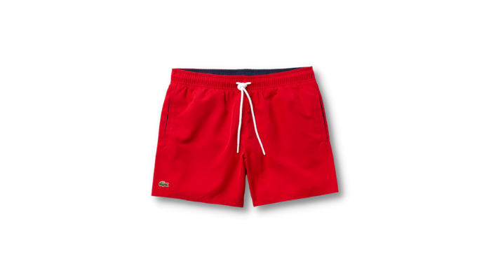 Lacoste red Light Quick-Dry Swim shorts