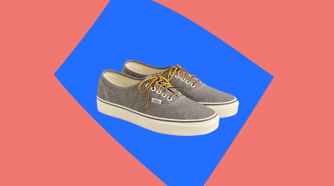 vans for j.crew canvas sneakers